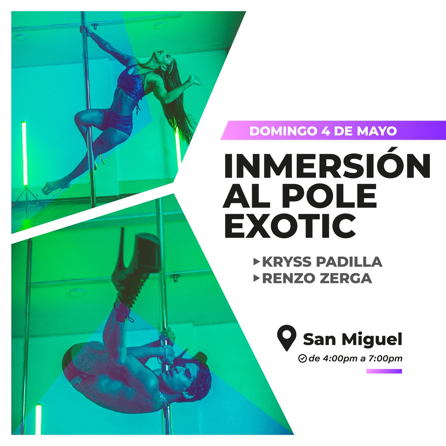 INMERSIÓN AL POLE EXOTIC con Kryss Padilla y Renzo Zerga