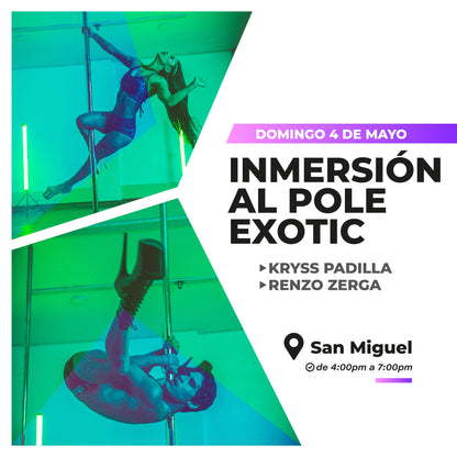 INMERSIÓN AL POLE EXOTIC con Kryss Padilla y Renzo Zerga