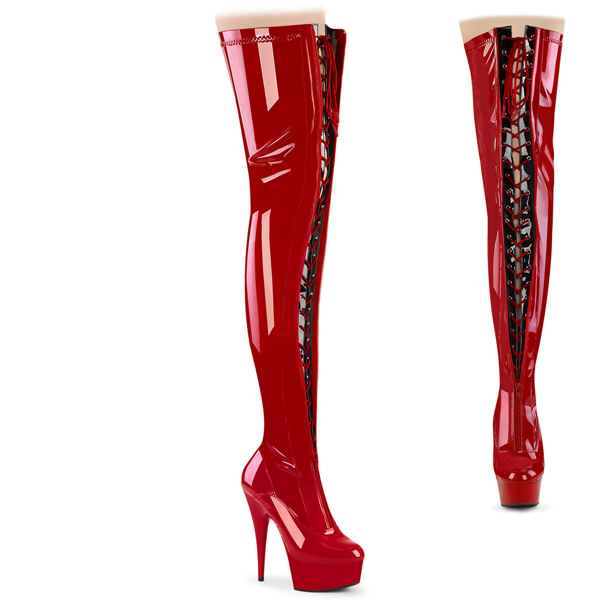 Botas altas de latex #DELIGHT 3027