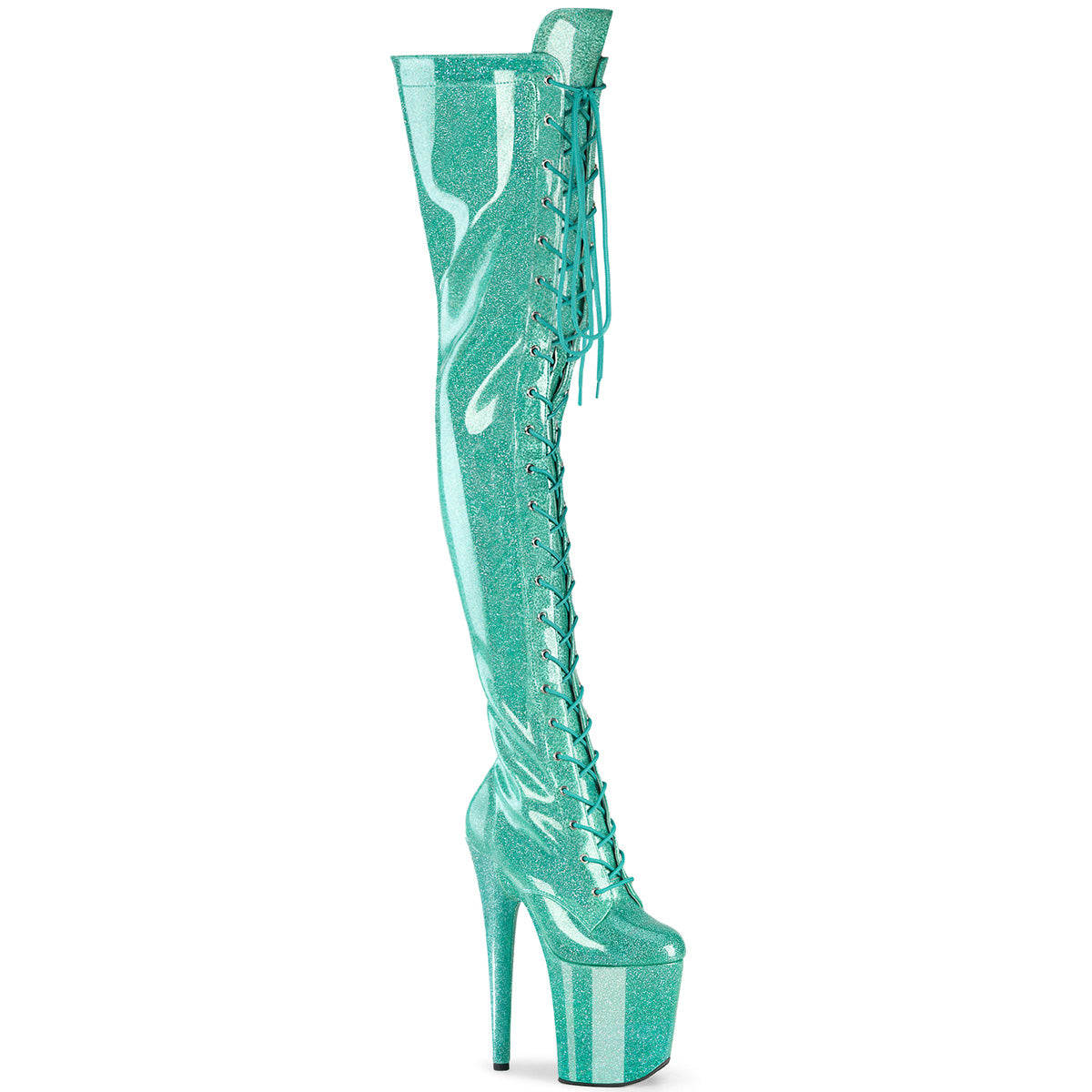 Botas largas de latex para pole dance #FLAMINGO 3020GP