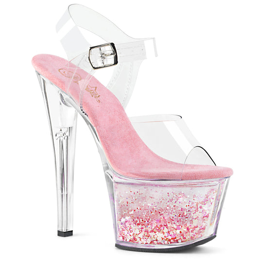 Zapatos acrílicos pole dance #SKY 308WHG